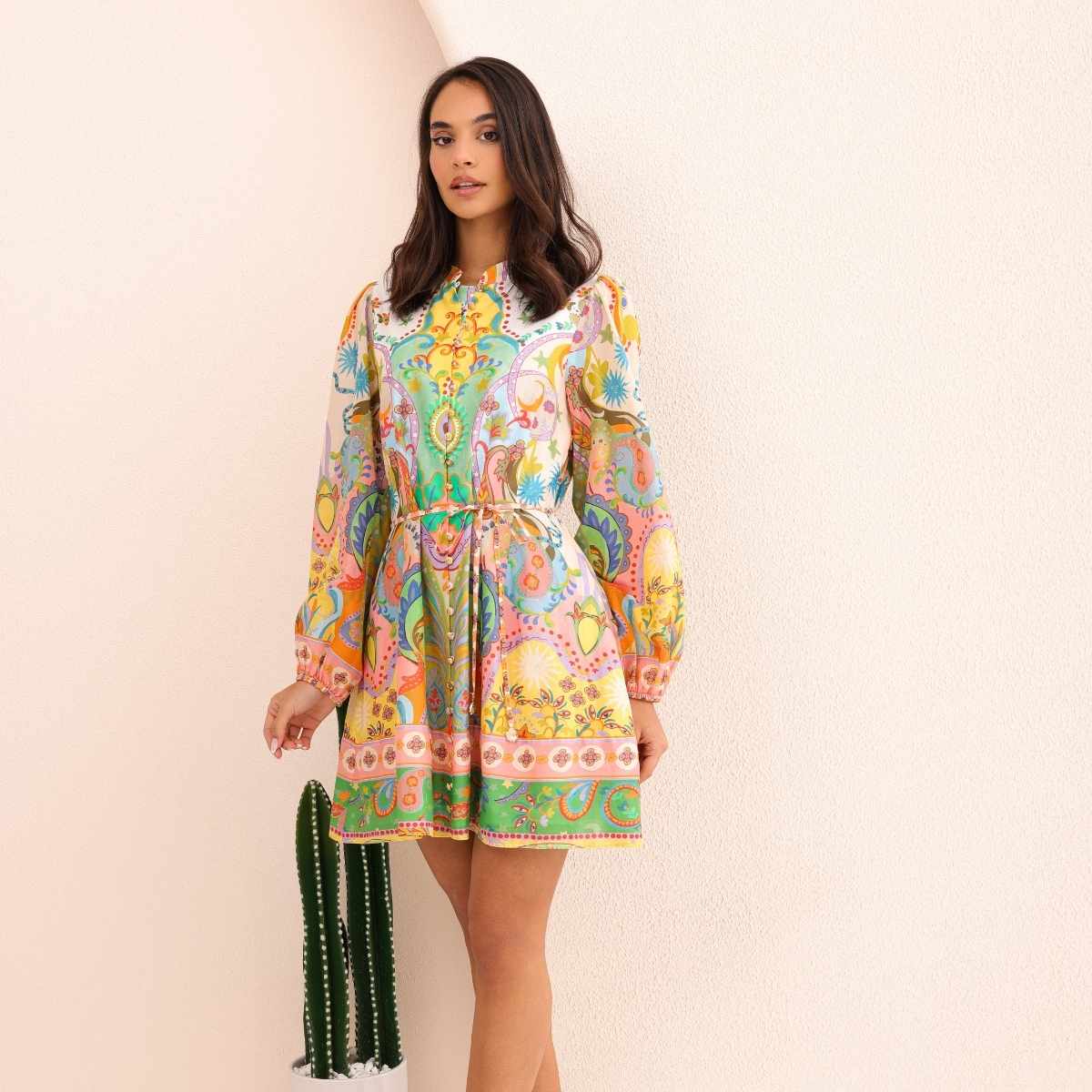 Summer Printed Midi Dress