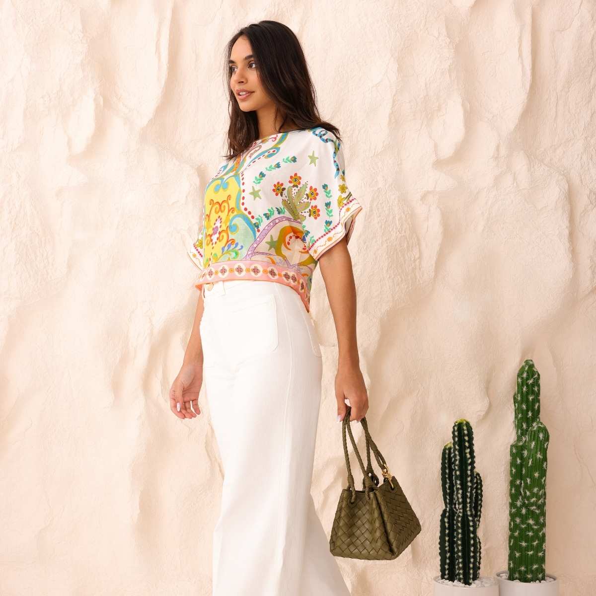 Summer printed top